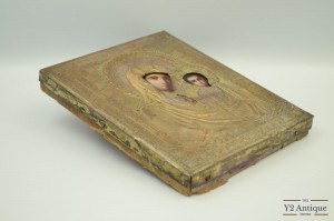 Казанська ікона Божої Матері в окладі, відомого майстра Абросімов